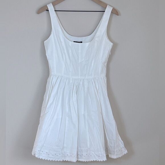 J. Crew Fit-and-flare mini dress with rickrack trim Size 4 - Picture 2 of 16